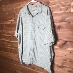 AE Surf Button Down Polo Plaid